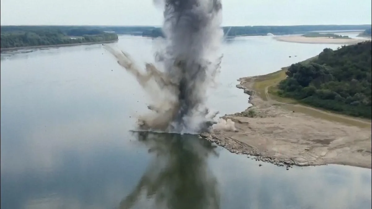 The low flow of Europe's major rivers compromises nuclear power plants