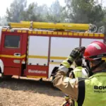 The firefighters continue working on the complete extinguishing of the Castellón fire