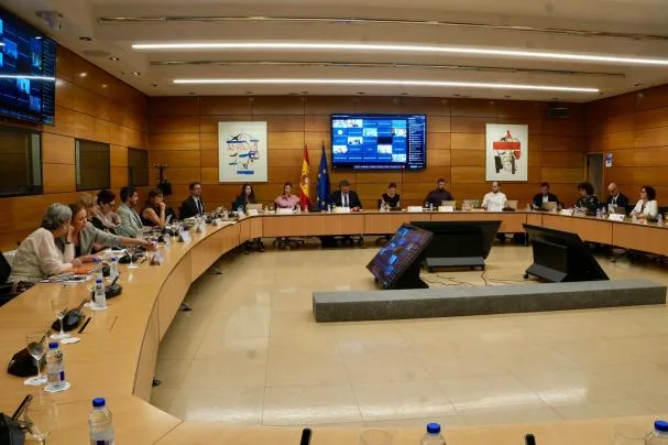 Imagen de la Conferencia Sectorial de Infancia y Adolescencia, presidida por la ministra Sira Rego.