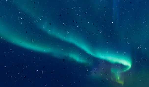 Northern lights in the sky of Tromso, Norway