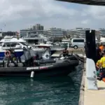 One seriously injured after falling from a boat on the coast of Barcelona
