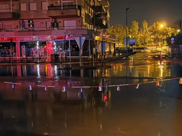 Effects of the heavy rains in Torredembarra