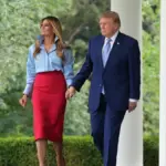Melania reappears amid crisis over Trump's closeness to a young advisor
