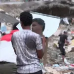 More than a thousand migrants are evicted again from El Trampolín beach in Ceuta