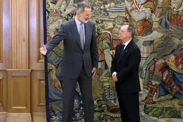 The King receives Vivas, president of Ceuta, this Thursday at Marivent