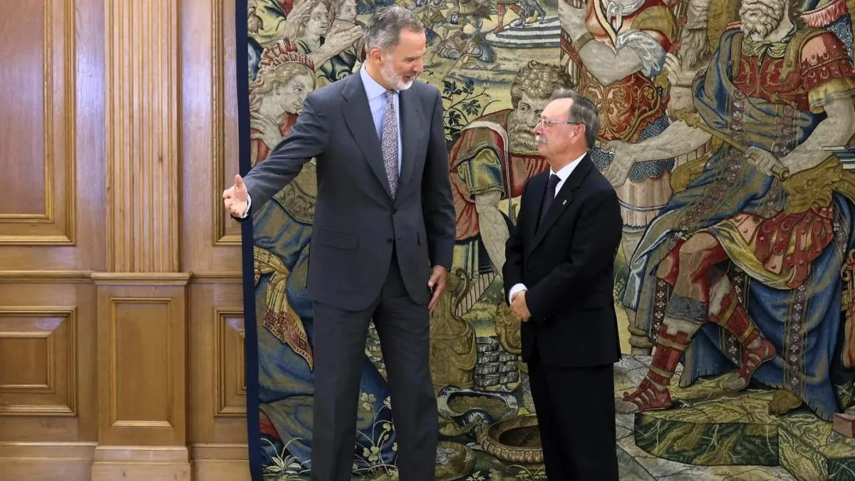 The King receives Vivas, president of Ceuta, this Thursday at Marivent