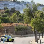 The Urban Guard arrests a suspect for the Collserola fire