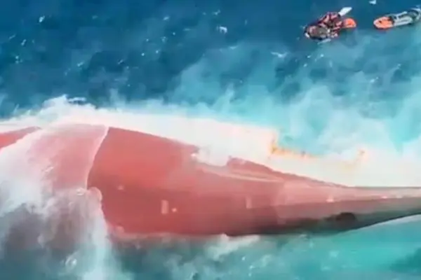 Indonesia locates semi-submerged shipwreck that leaves six dead and 129 missing