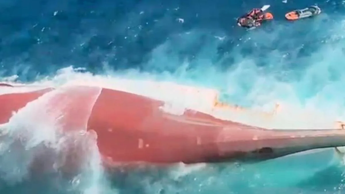 Indonesia locates semi-submerged shipwreck that leaves six dead and 129 missing