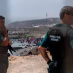 21 migrants detained for throwing stones at soldiers and civil guards in Ceuta