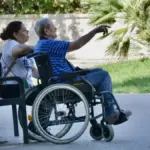 The dependent person may receive various aids and their caregiver may be a neighbor
