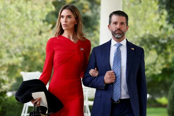 Donald Trump Jr. y Bettina Anderson 