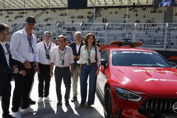 Ayuso attacks the coverage of F1 on TVE: “It is doing the impossible to overshadow the success of this event”