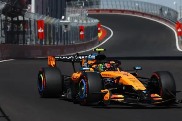 Norris puts his name on the first 'pole' of the Madrid circuit