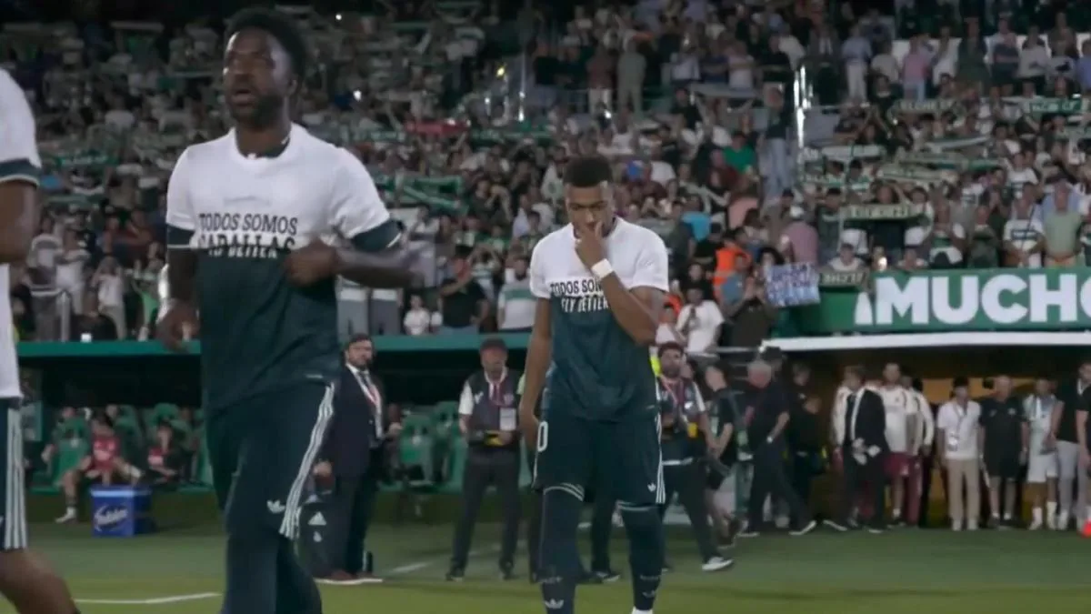 Vinícius, Mbappé and Konaté hide the support shirt for Ceuta