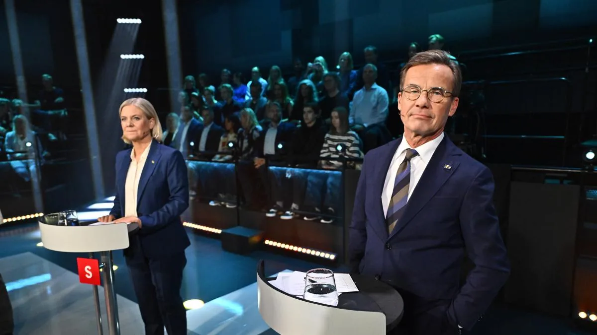 Sweden votes today in an election with a slight favoritism for the center-left opposition