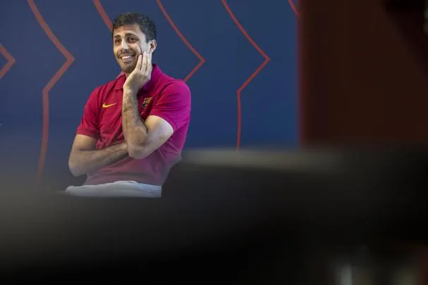 Rodri durante la entrevista con 'La Vanguardia'