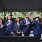 Tribute to the victims at Ground Zero and family members' criticism of Saudi Arabia