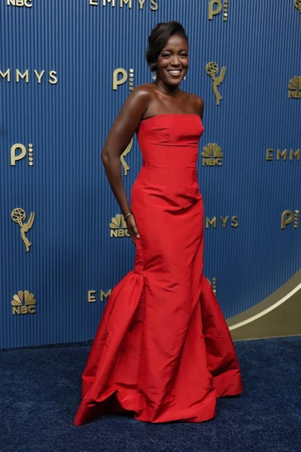 Paradise actress Krys Marshall arriving at the red carpet of the 78th edition of the 2026 Emmy Awards
