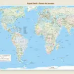 The UN changes the world map for one more faithful to the size of the continents