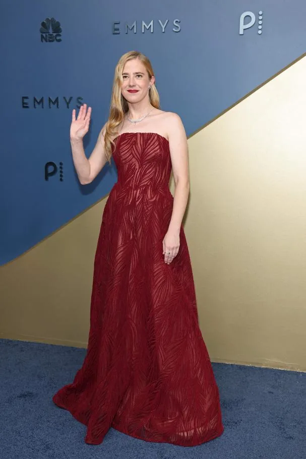 The Pitt cast actress Taylor Dearden arriving at the red carpet of the 78th edition of the 2026 Emmy Awards