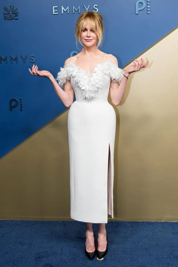 Nicole Kidman arriving at the red carpet of the 2026 Emmy Awards