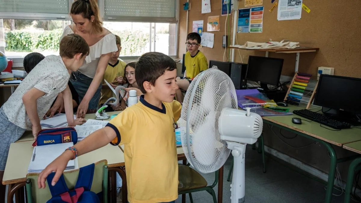 The plan to air-condition Catalan classrooms starts with 100 million and 100 schools