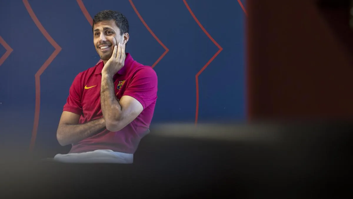 Rodri: “I chose Barça because it has the makings to be one of the best in the world”