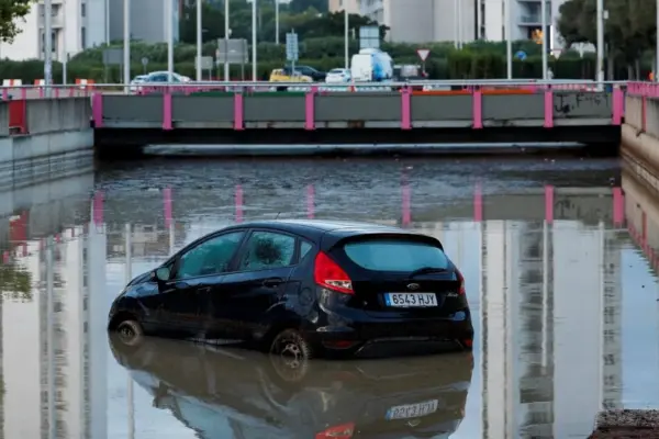 Outcry in Valencia over the sending of the ES-Alert with the streets already flooded with water