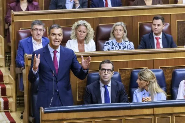 Pedro Sánchez, en el Congreso el miércoles de la semana pasada